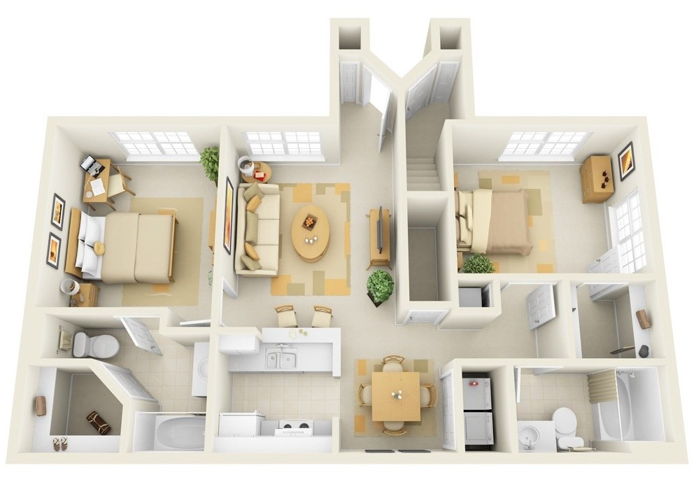 Modern 2-Bedroom Apartment