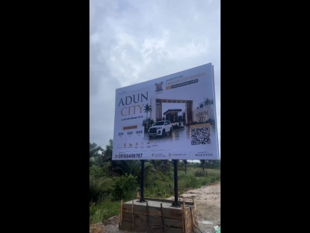ADUN CITY LAND FORSALE